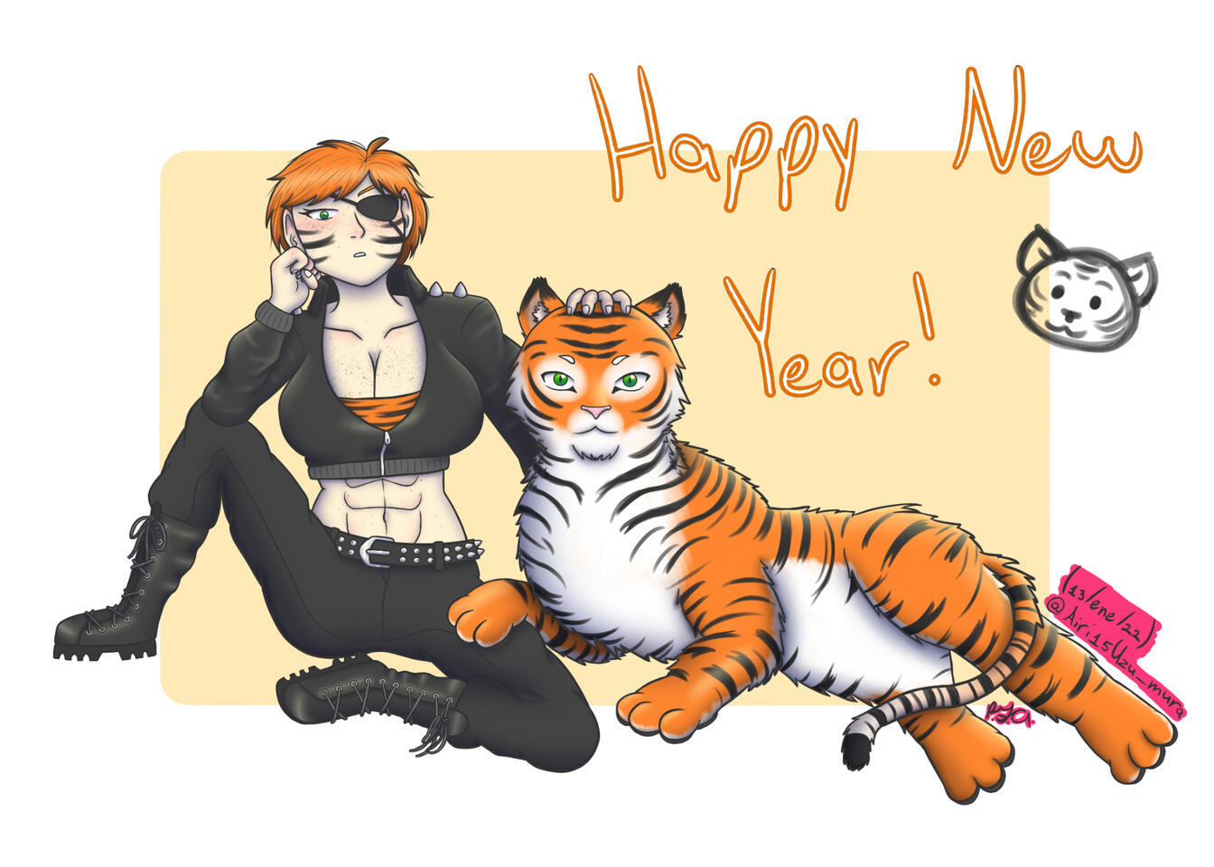 Scarlet Year of the tiger 2022